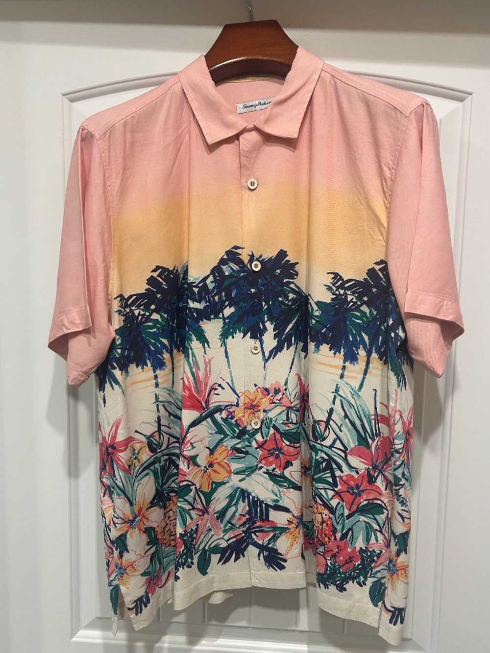 Tommy Bahama Silk Camp Shirt, Size L, $12, Original $165